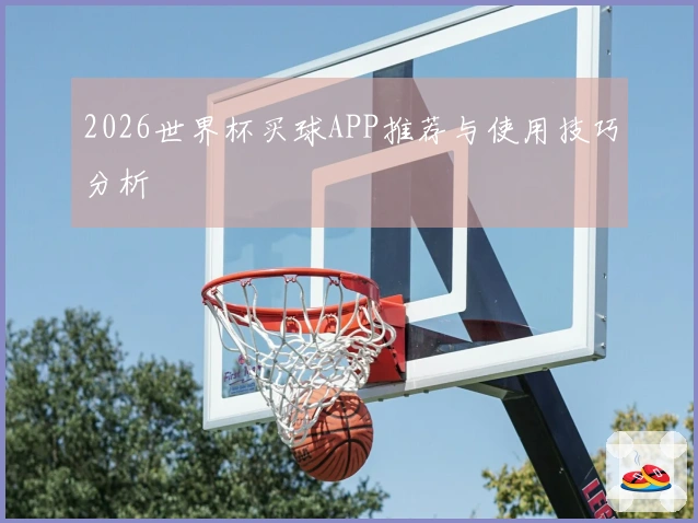 2026世界杯买球APP推荐与使用技巧分析